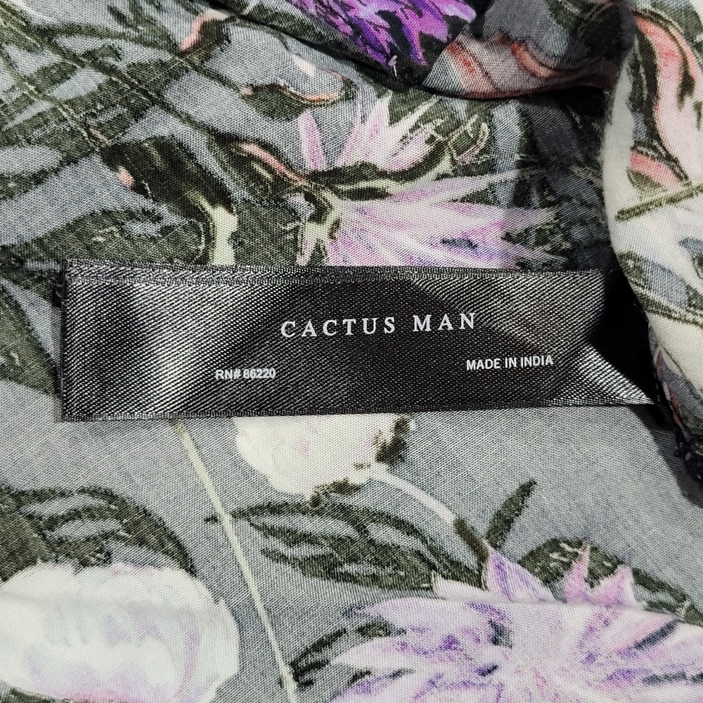 Cactus Man Ricky Singh Short Sleeve Floral button-down shirt - Picture 5 of 8